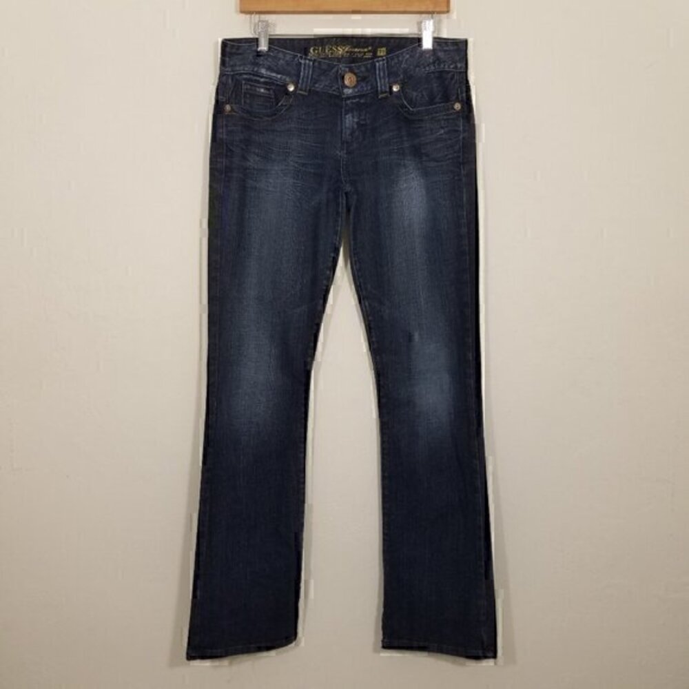 Guess Daredevil Boot Cut Stretch Jeans Blue Size 31